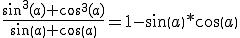 [Trigonométrie] Problème : vérifier l\'indentité