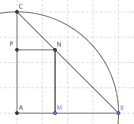 exprimer un c�t� en fonction de x 