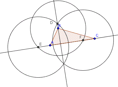 Probleme triangle et cercle