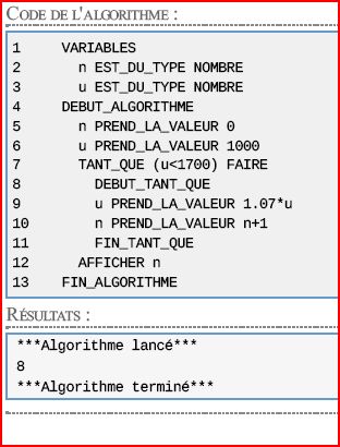 DM math�matiques 1�re STMG