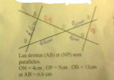 Exercice th�or�me de thal�s