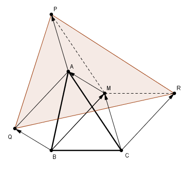 Centre de gravit� d\'un triangle