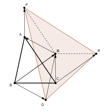 Centre de gravit� d\'un triangle