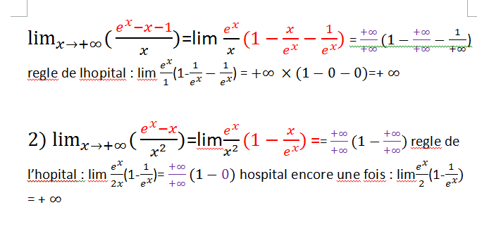 Limites Fonctions Exponentielles Exercice De Fonction Logarithme