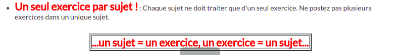 les �l�ves du car exo 1