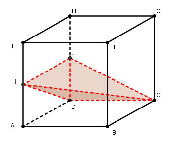 Pyramide  base triangulaire
