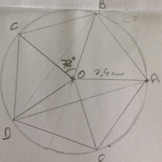 angles d\'un exagone