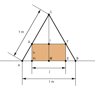 rectangle et triangle isoc�le 