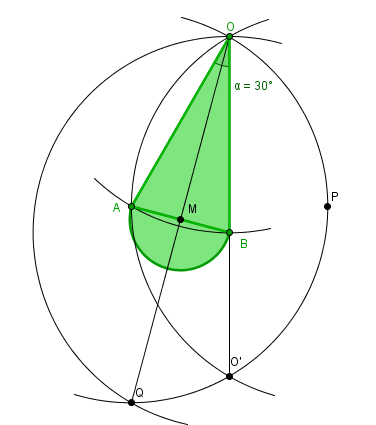 Construire rosace 12 branches