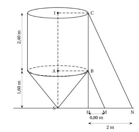 Silo avec �chelles