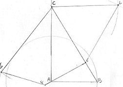 tracer une triangle ABC