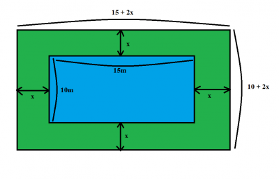 Cl�ture de piscine en �quation