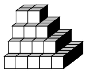 pyramide de cubes