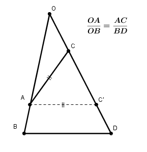theoreme de thales et son reciproque