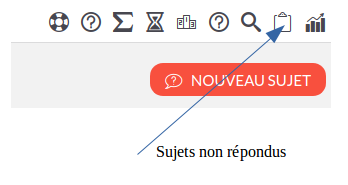 Bouton pour voir les topics sans r�ponse
