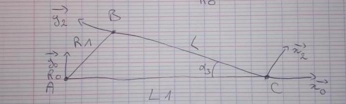 �crire les coordonn�es d\'un point dans deux rep�res diff�rents