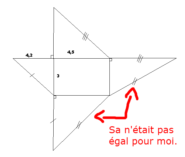 Patron sans calcul, pyramide. / 4eme