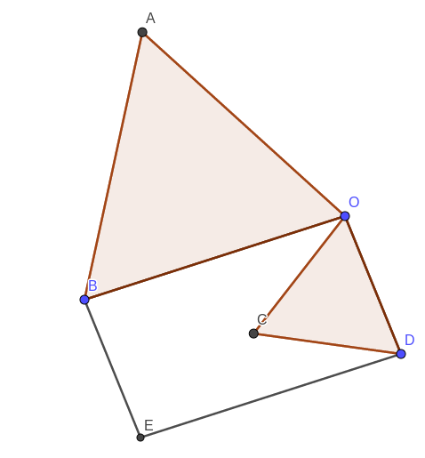 Demonstration en gomtrie euclidienne (triangle quilatra