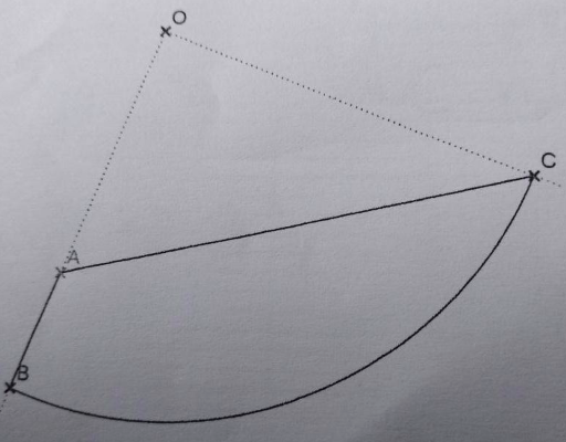 Aire d\'un arc de cercle