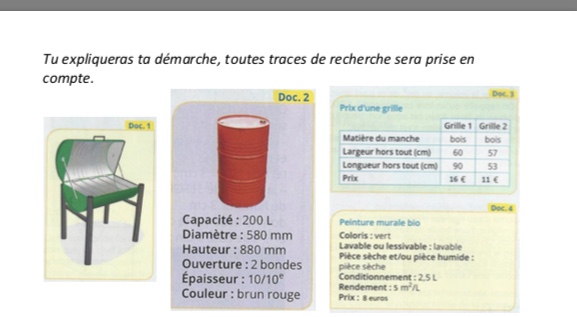 Devoir maison 3 éme