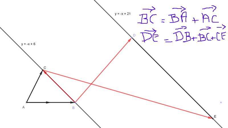 triangle vecteurs et droites parallles
