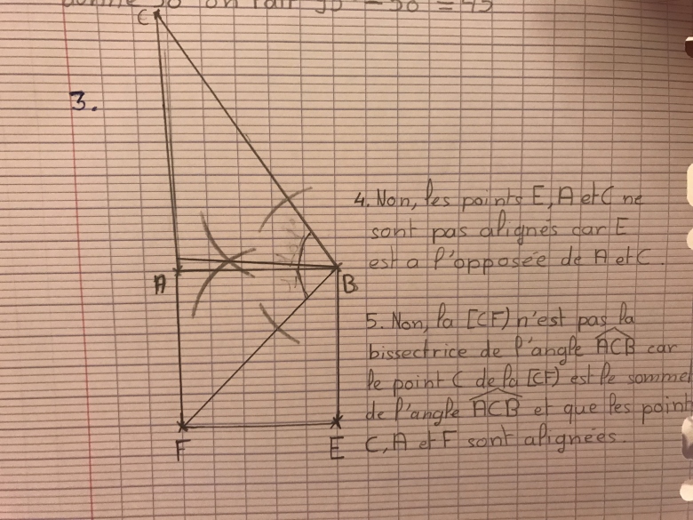 Triangle et carré 