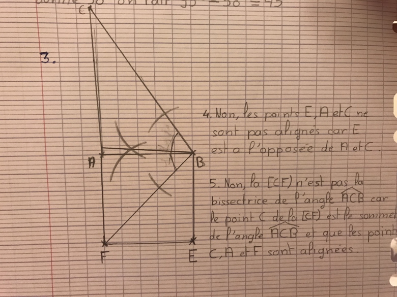 Triangle et carr 