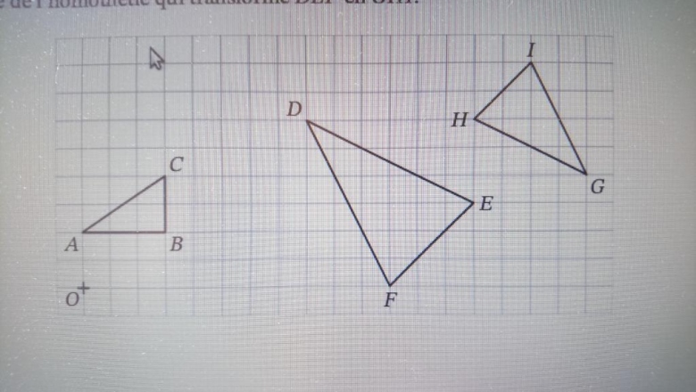 Centre de l\'homoth�tie