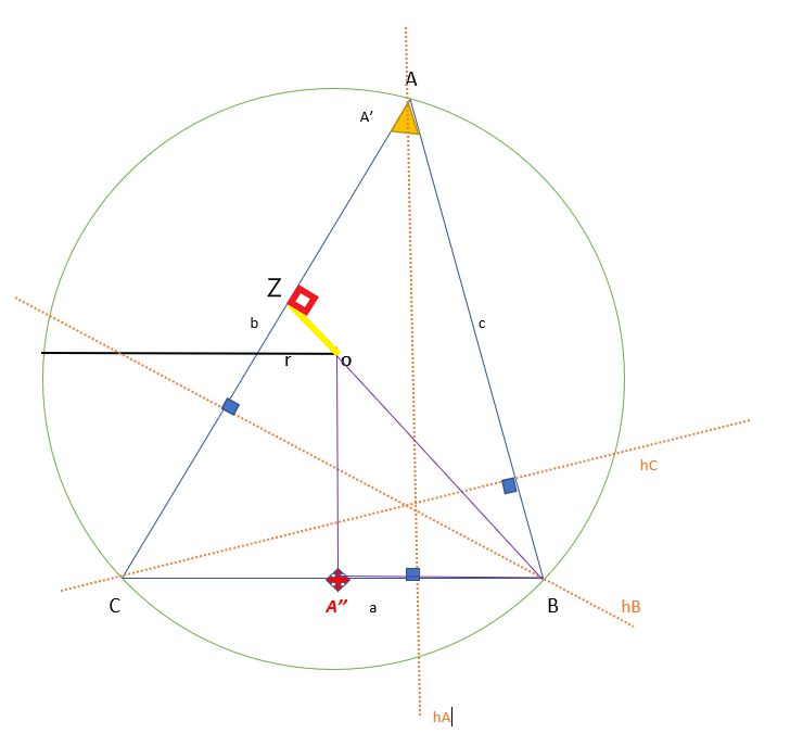 Relation mtrique dans un triangle