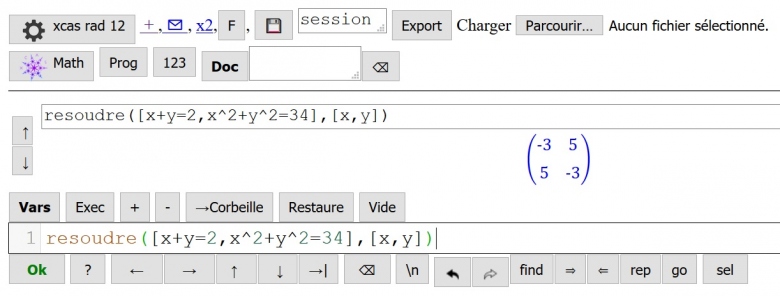Somme et produit des solutions d\'une quation du second deg