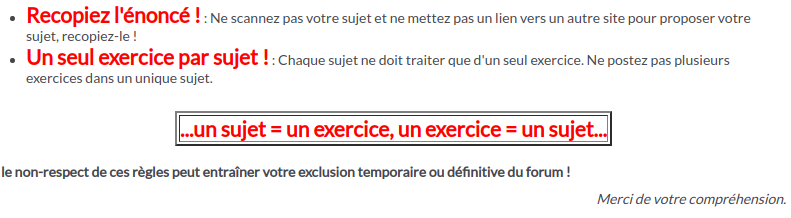 Bienvenue aux  nouveaux 