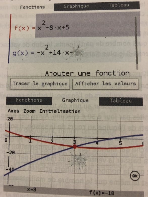 Exercice sur les équations du second degré.