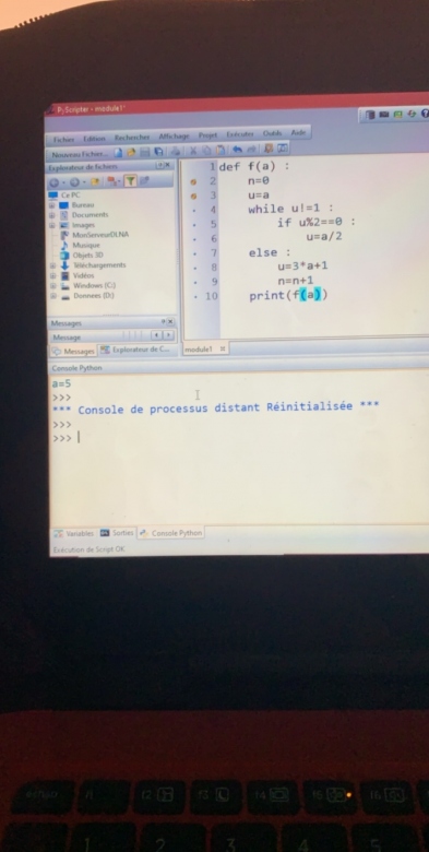Python et suite de Syracuse