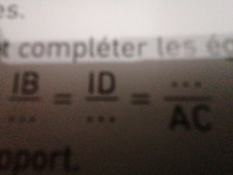 Des chiffres, des lettres, des triangles DM de math 