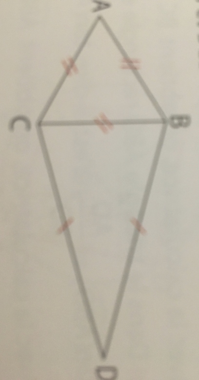 Triangle isocèle , mediatrice