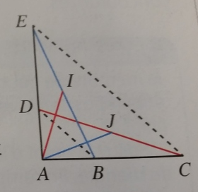Droites perpendiculaires - Produit scalaire sans rep�re