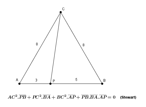 Triangle quilatral cot entier