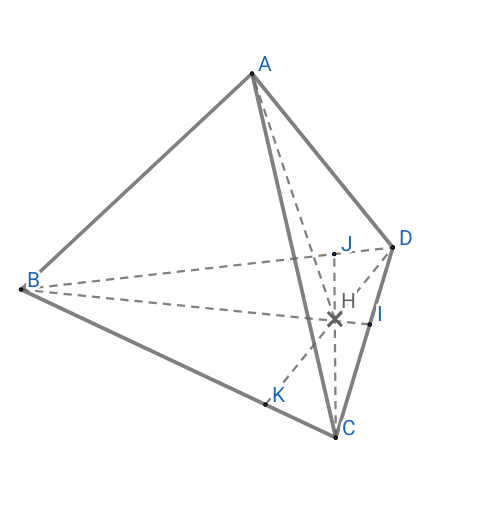 Droites orthogonales dans un tétraèdre