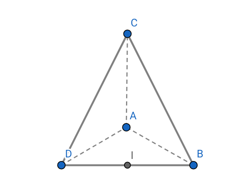 Ttradre compos de deux triangles isocles 