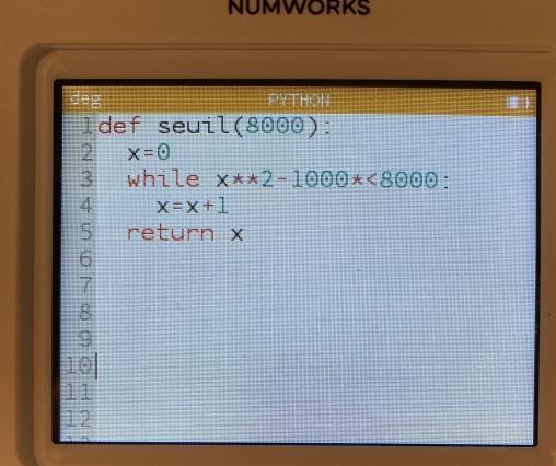 Exercice avec python 