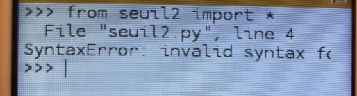 Exercice avec python 