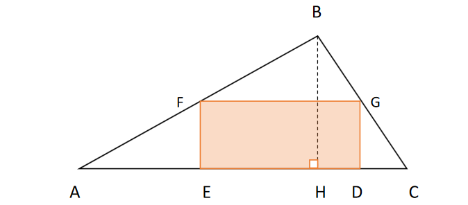 Dtrminer les valeurs de x qui rendent l\'aire du rectangle maxi