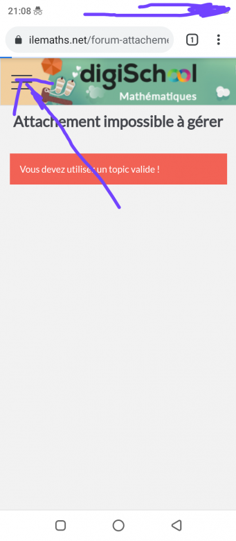 Probl�me de fonctionnement