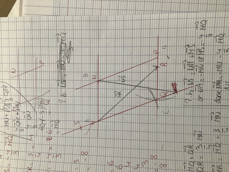 Vecteurs dans un parall�logramme 