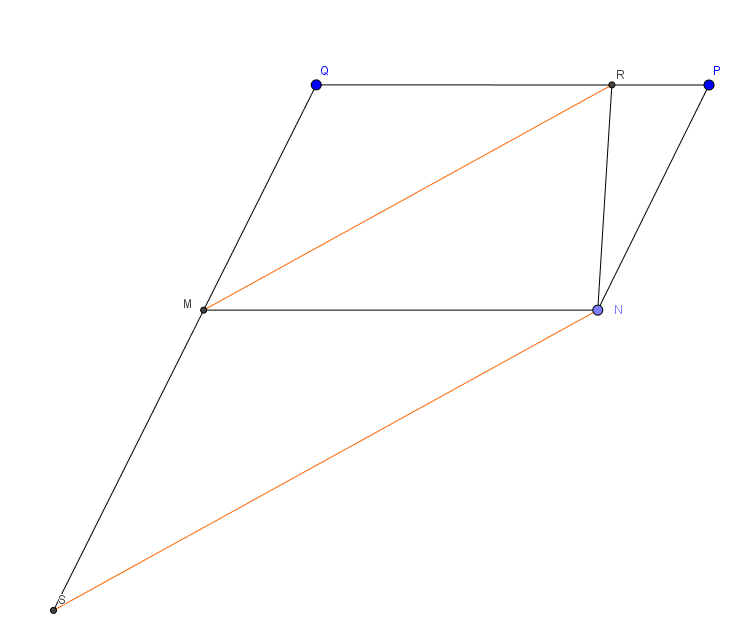 Vecteurs dans un parall�logramme 