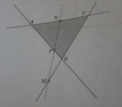 Le th�or�me de Menelaus