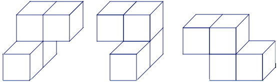 Combien de dispositions  partir de n cubes