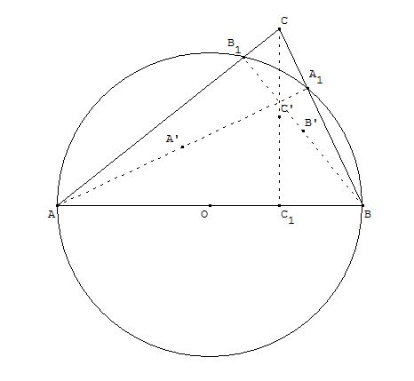 alignement des milieux des hauteurs