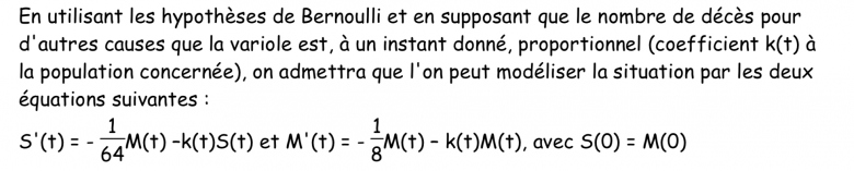 �quations diff�rentielles, Bernoulli