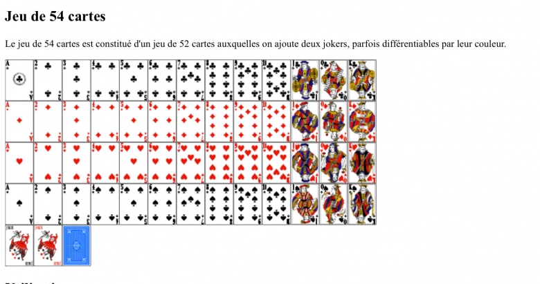 Pobabilités - dans un jeu de 52 cartes, exercice de Probabilités et  dénombrement - 867574